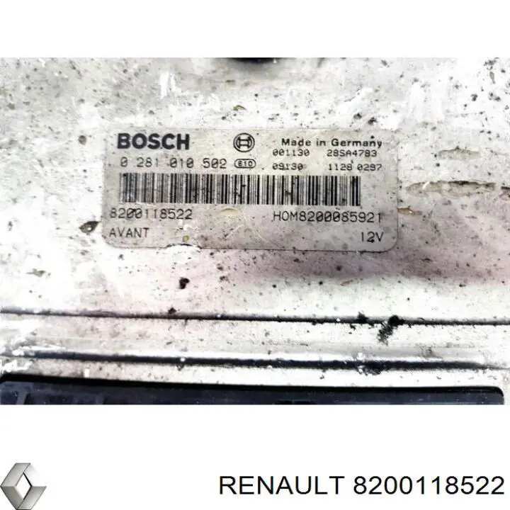  Renault (RVI) 8200118522 цена, от 183.20 USD