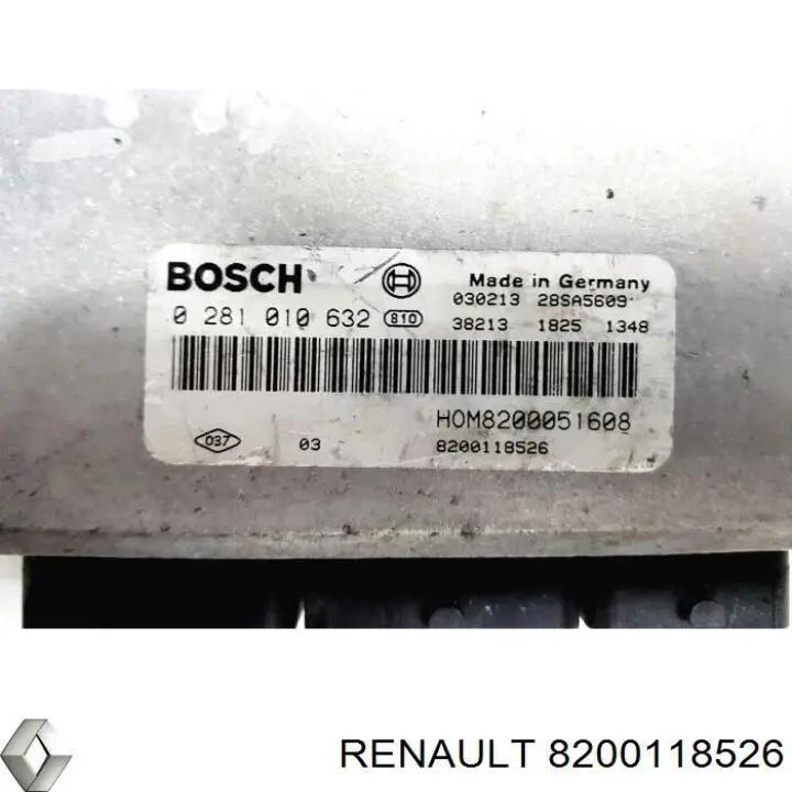 Блок управления двигателем 8200118526 Renault (RVI)