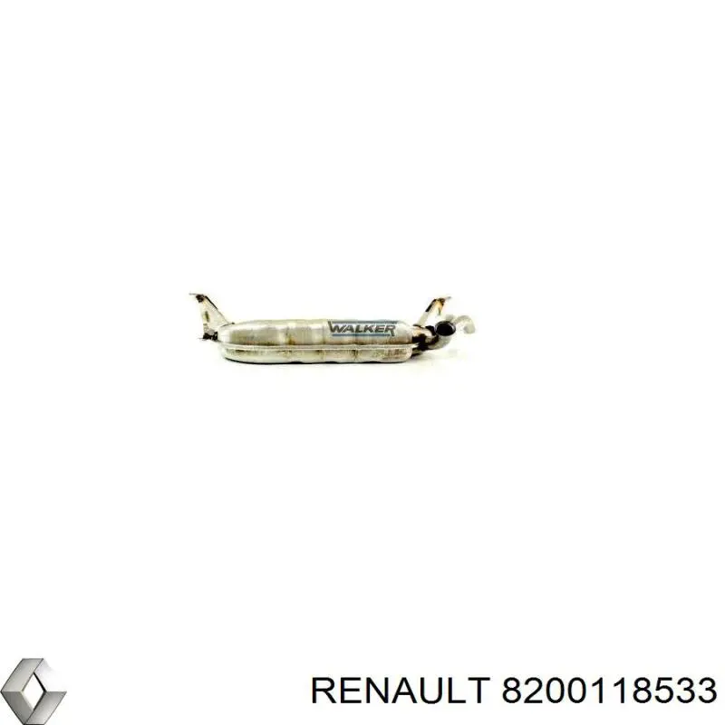 Купить 8200118533 Renault (RVI) Глушитель задний
