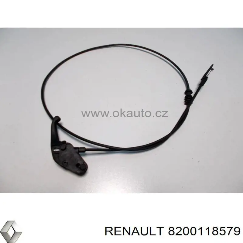 Купить 8200118579 Renault (RVI) Трос капота
