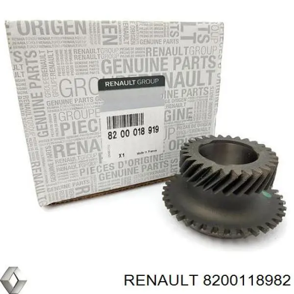 Купить 8200118982 Renault (RVI) Шестерня 6-й передачи ведущая