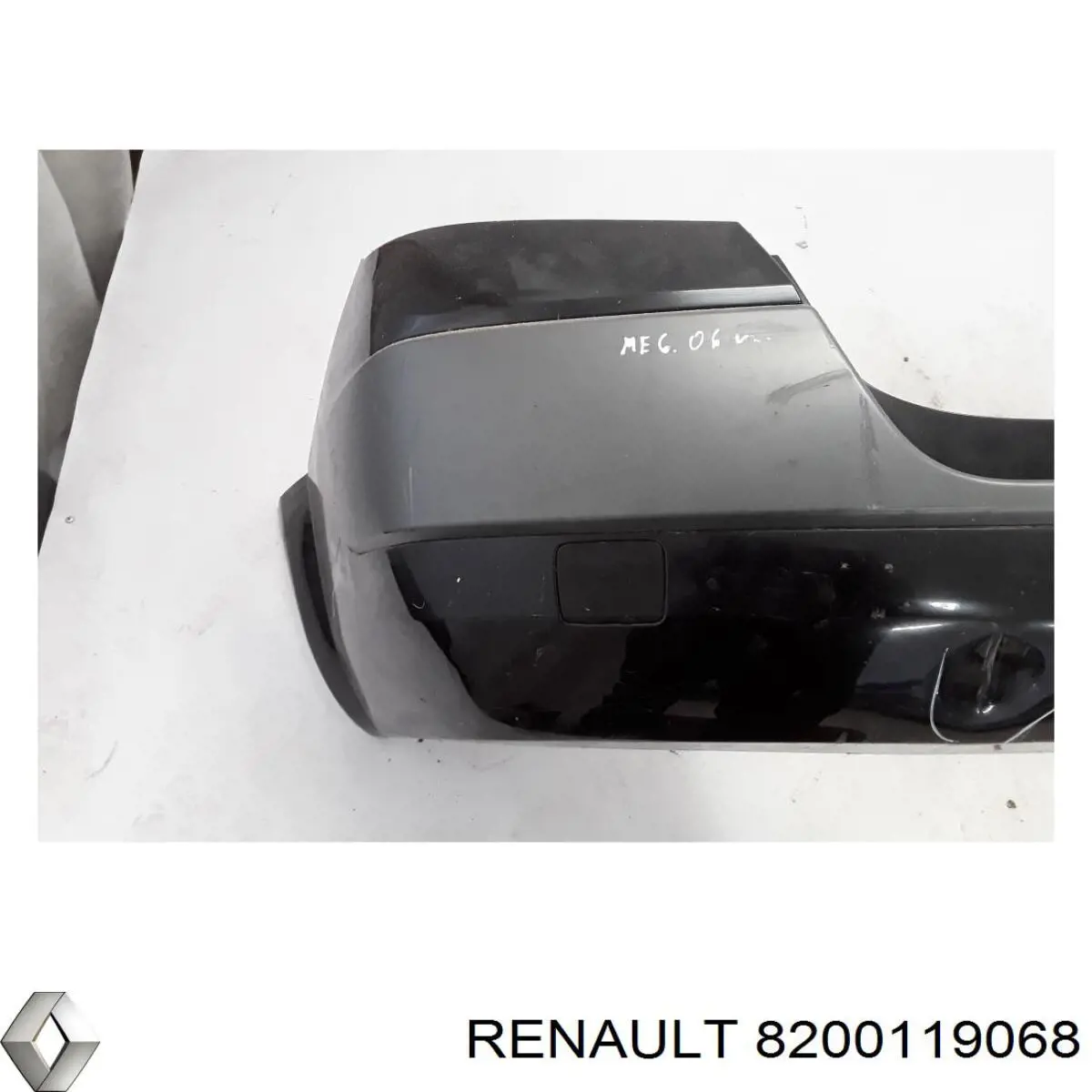 Pára-choque traseiro para Renault Megane II EM0, EM1