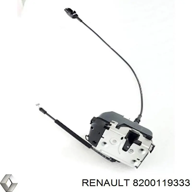 Замок двери задней левой 8200119333 Renault (RVI)