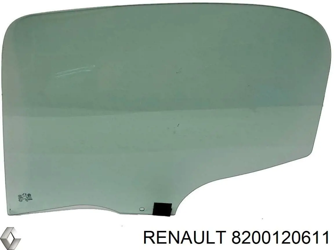 Стекло заднее левое Renault (RVI) 8200120611