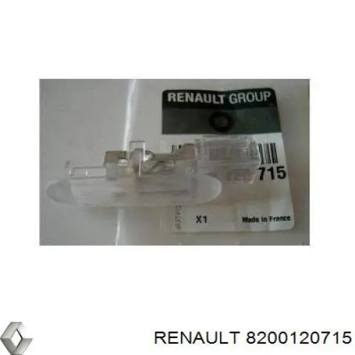 8200120715 Renault (RVI) lâmpada da luz de fundo na porta