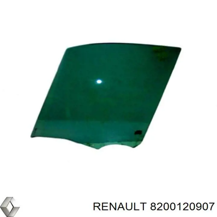 Стекло-форточка двери передней правой 8200120907 Renault (RVI)