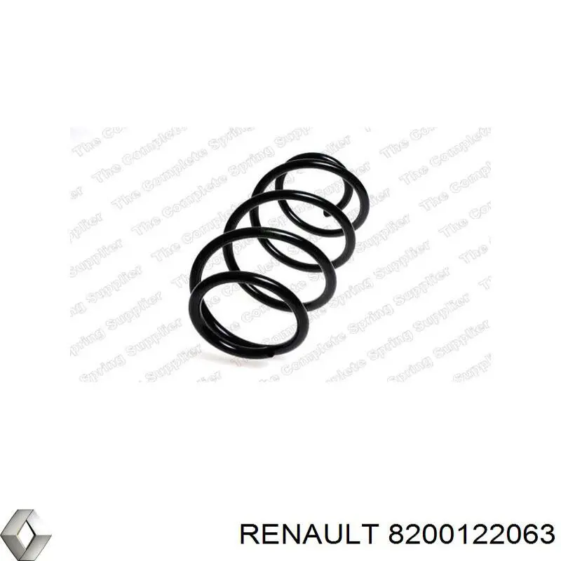 Задняя пружина 8200122063 Renault (RVI)