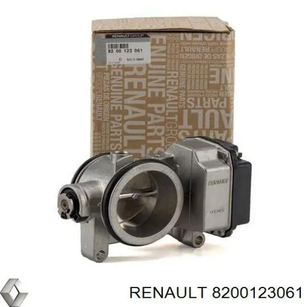 Válvula de borboleta montada 8200123061 Renault (RVI)