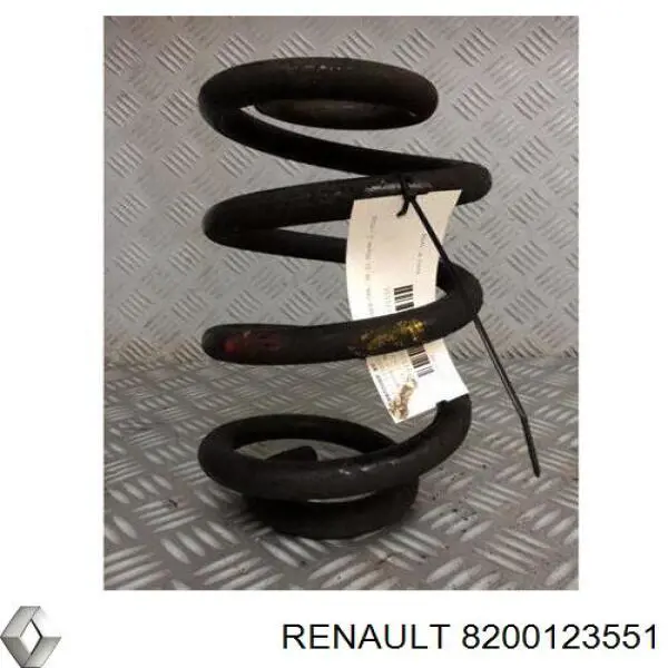 Передняя пружина 8200123551 Renault (RVI)