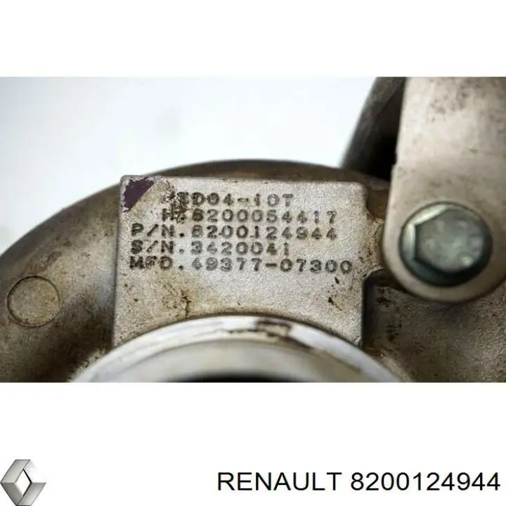 Турбина 8200124944 Renault (RVI)