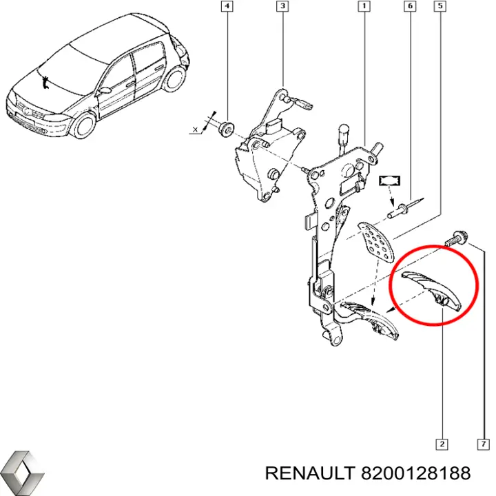 Купить 8200128188 Renault (RVI) 