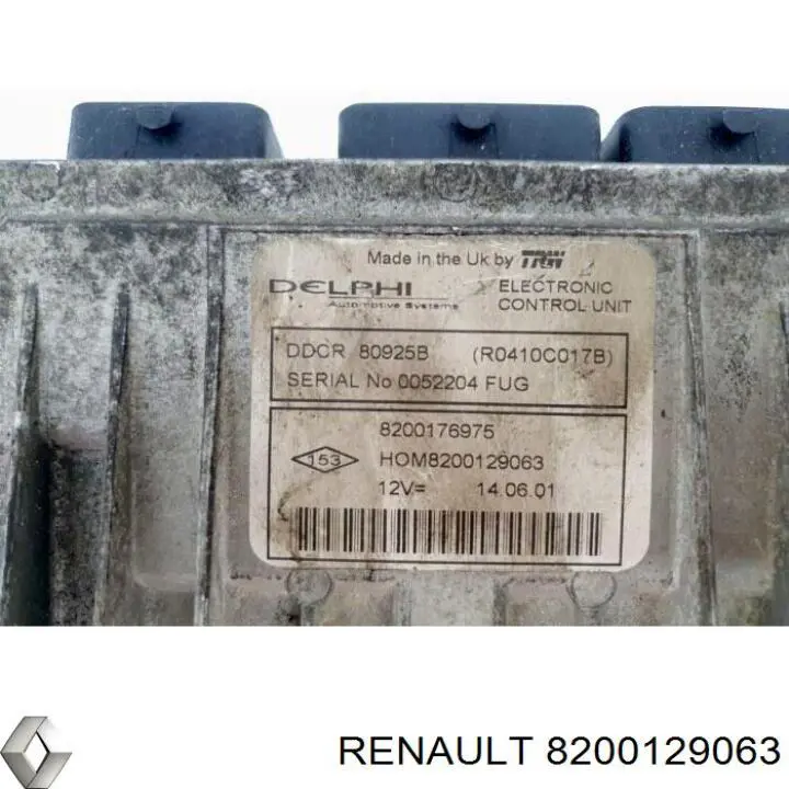 Купить 8200129063 Renault (RVI) Электронный блок управления двигателем