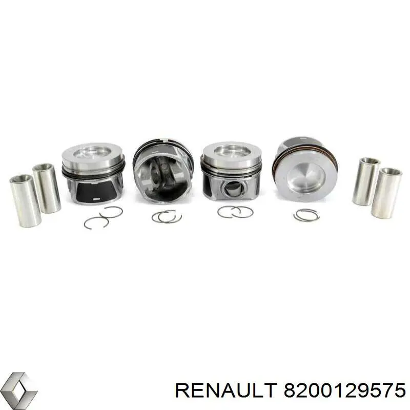 8200129575 Renault (RVI) поршень в комплекте на 1 цилиндр, std
