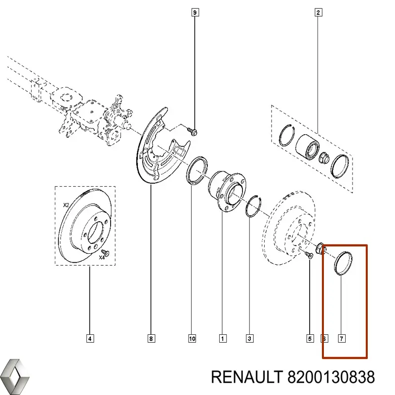 8200130838 Renault (RVI) 