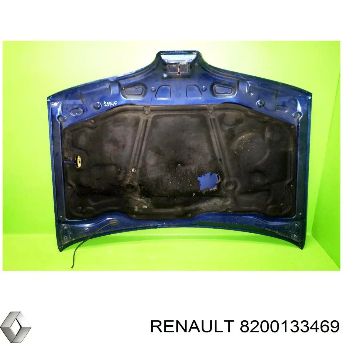 Обшивка капота Renault (RVI) 8200133469 цена, от  