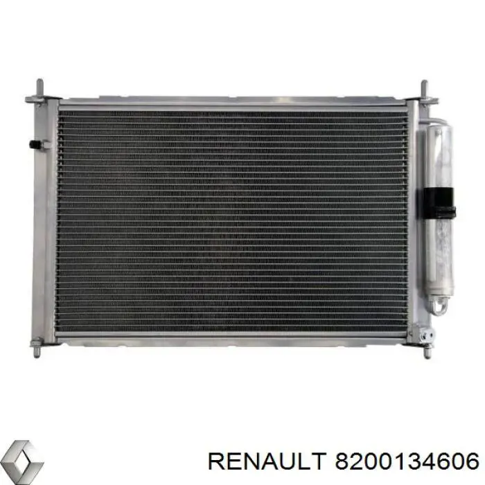 8200134606 Renault (RVI) radiador de aparelho de ar condicionado