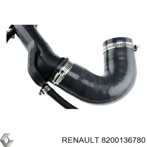 Патрубок воздушный, выход из турбины/компрессора (наддув) Renault (RVI) 8200136780 цена, от 29.82 USD