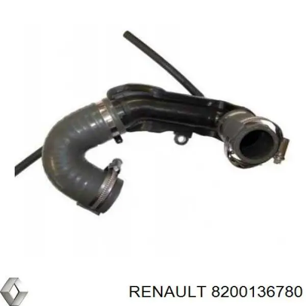 Купить 8200136780 Renault (RVI) Патрубок воздушный, выход из турбины/компрессора (наддув)