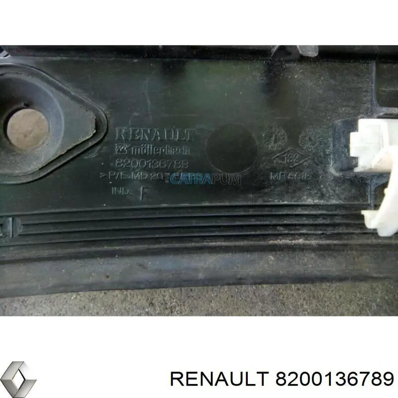  Решетка дворников Renault Scenic 