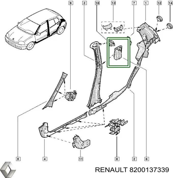  8200137339 Renault (RVI)