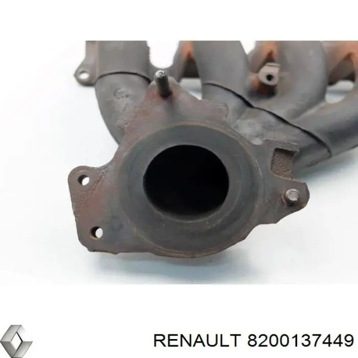 Коллектор выпускной Renault (RVI) 8200137449