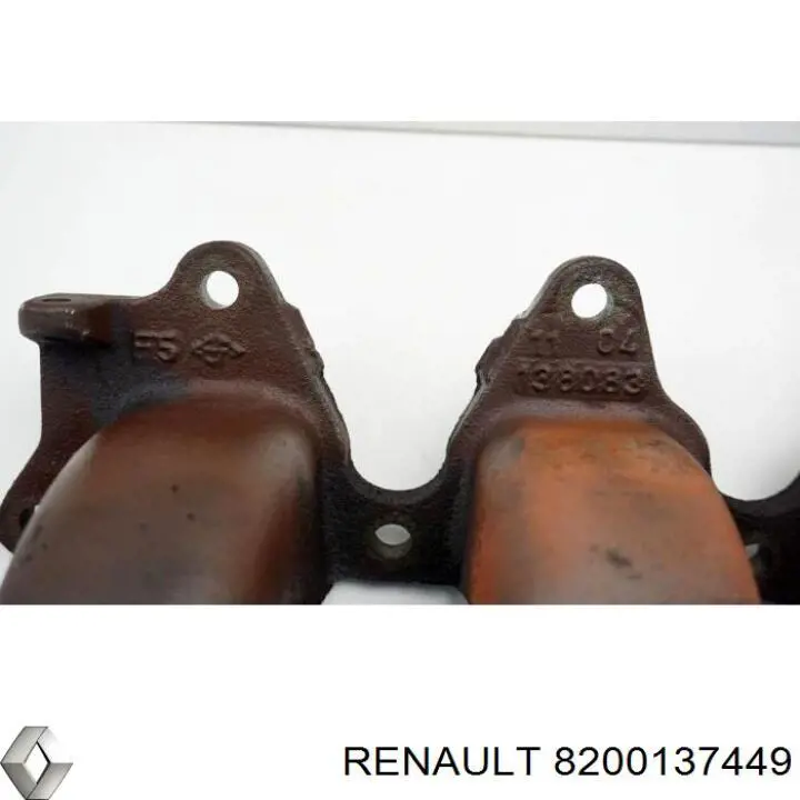 Газопроводы (коллектор выпускной) Renault (RVI) 8200137449 цена, от 22.55 USD