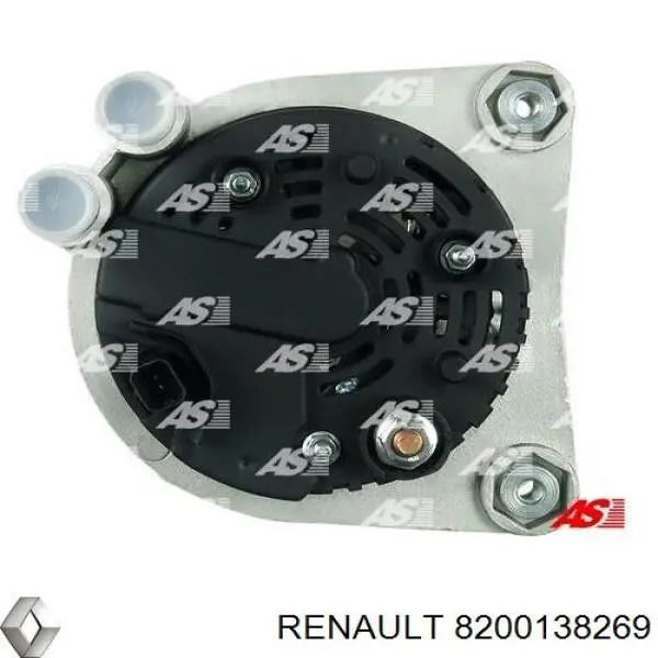 Alternador 8200138269 Renault (RVI)