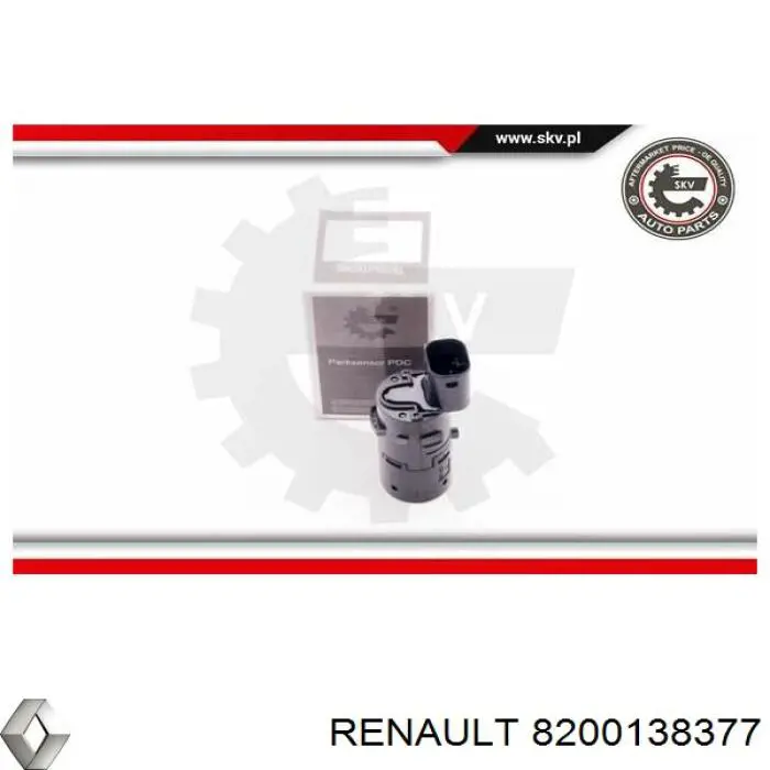 Парктроники задние 8200138377 Renault (RVI)