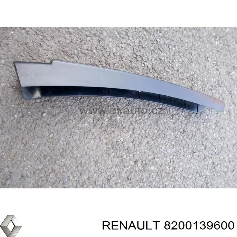8200139600 Renault (RVI) Накладка стойки кузова внешняя центральная левая