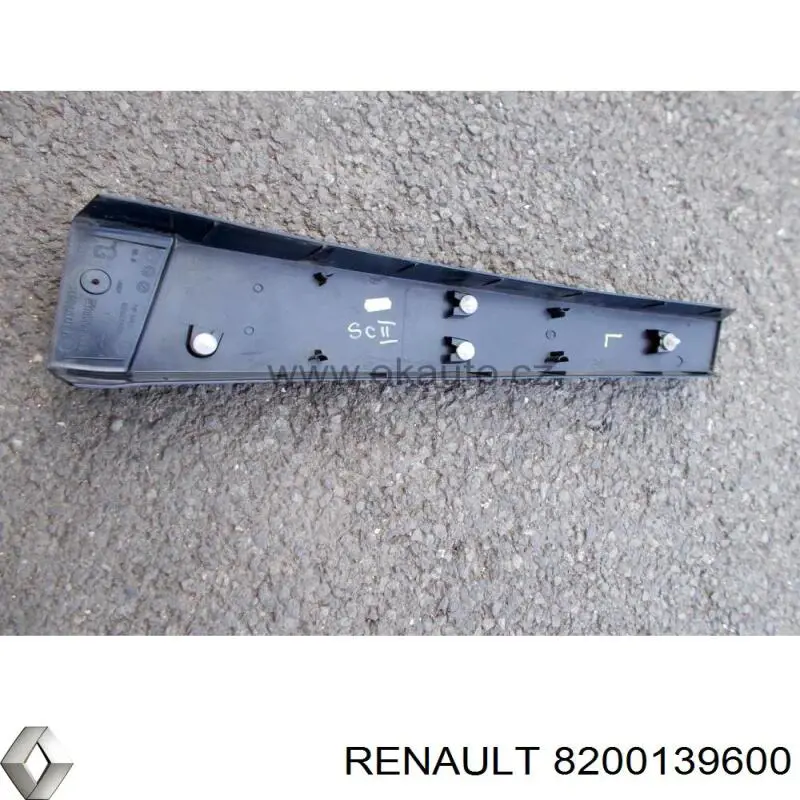 Накладка стойки кузова внешняя центральная левая Renault (RVI) 8200139600 цена, от 7.05 USD
