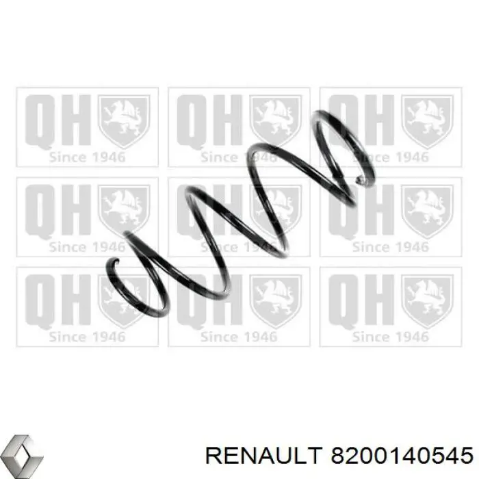 Пружина амортизатора передняя Renault (RVI) 8200140545 цена, от 16.26 USD