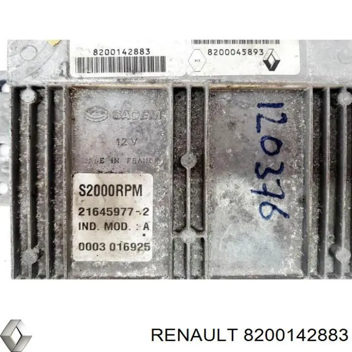 Фонарь задний левый 8200142883 Renault (RVI)