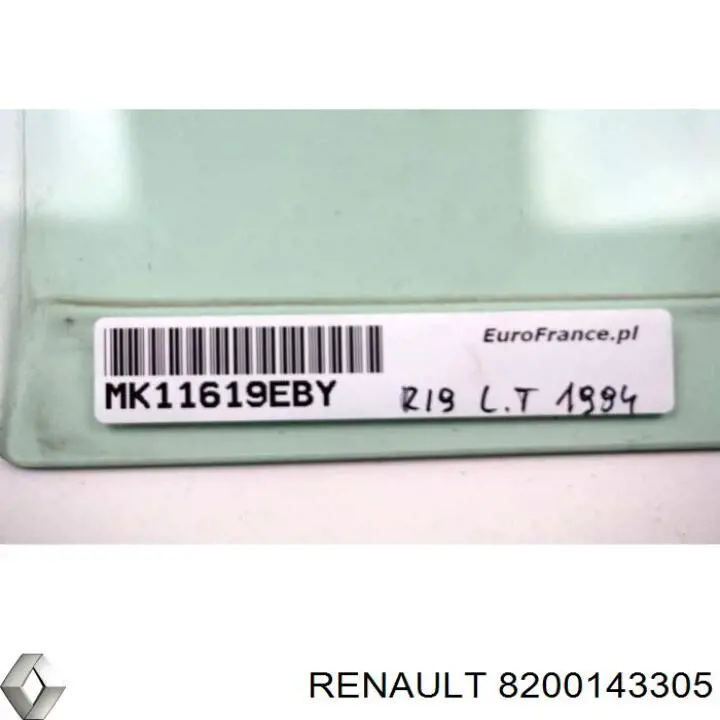 Купить 8200143305 Renault (RVI) Стекло-форточка двери передней правой