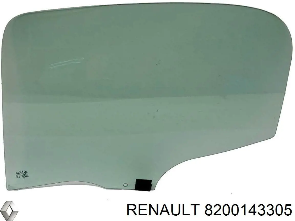 Стекло-форточка двери, передней, правой Renault (RVI) 8200143305