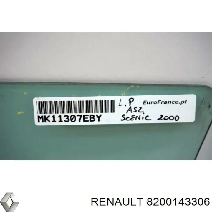 Купить 8200143306 Renault (RVI) Стекло передней двери, левой