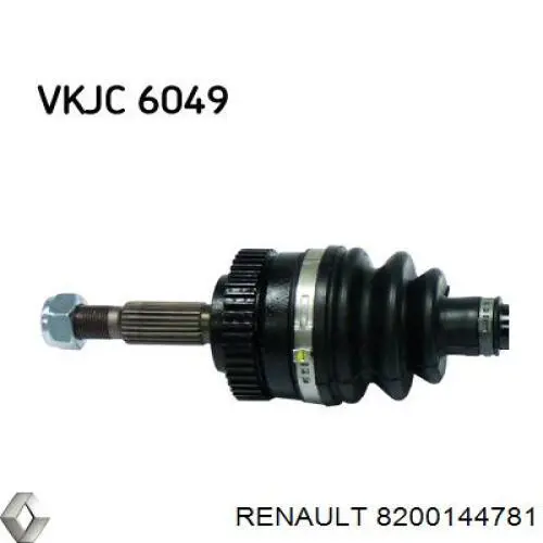 Левая полуось 8200144781 Renault (RVI)