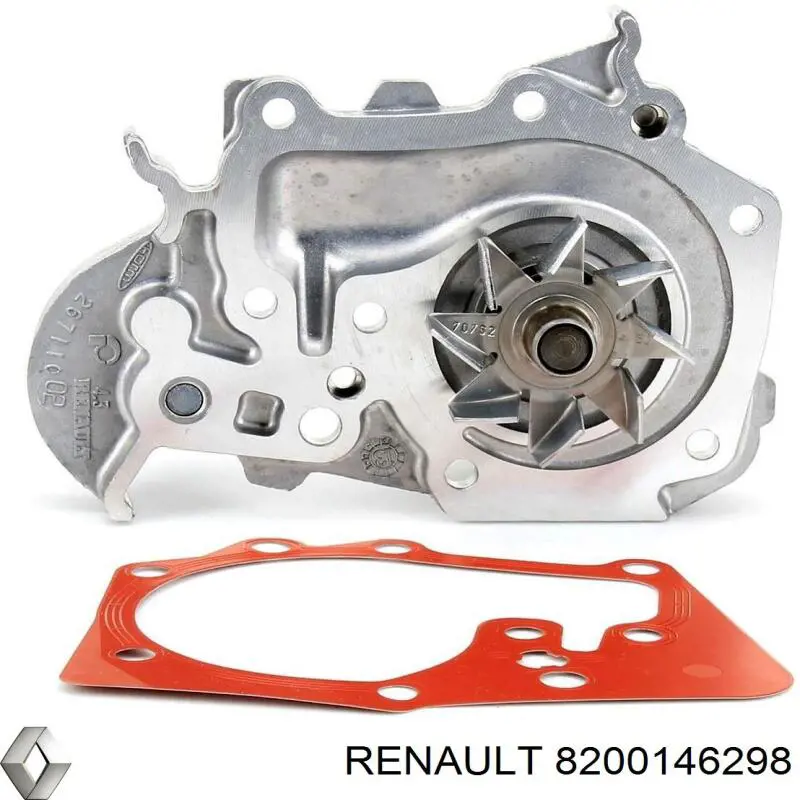 Помпа охлаждения Renault (RVI) 8200146298 цена, от 19.52 USD
