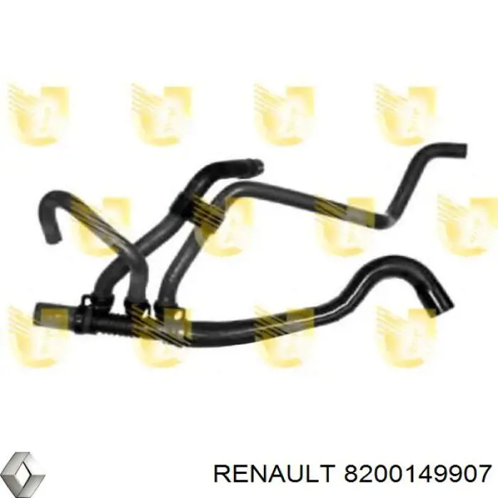 Шланг радиатора, нижний Renault (RVI) 8200149907 цена, от  USD