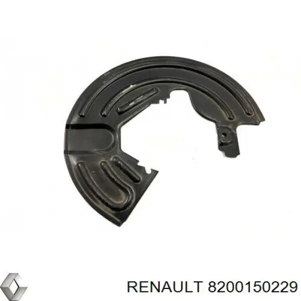Proteção do freio de disco dianteiro esquerdo para Renault Megane (LA0)