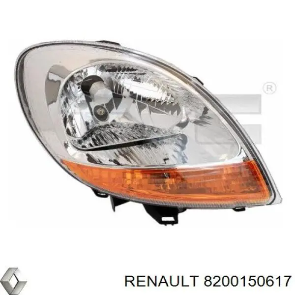 Фара правая 8200150617 Renault (RVI)