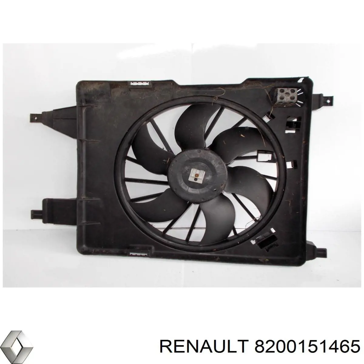 8200151465 Renault (RVI) ventilador elétrico de esfriamento montado (motor + roda de aletas)