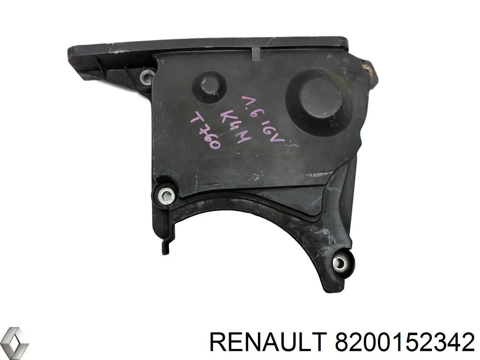 8200374286 Renault (RVI) proteção da correia do mecanismo de distribuição de gás
