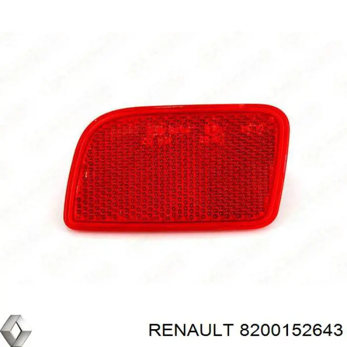 8200152643 Renault (RVI) retrorrefletor (refletor do pára-choque traseiro direito)