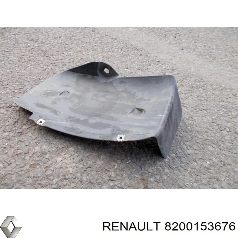 8200153676 Renault (RVI) guarda-barras do pára-lama traseiro direito