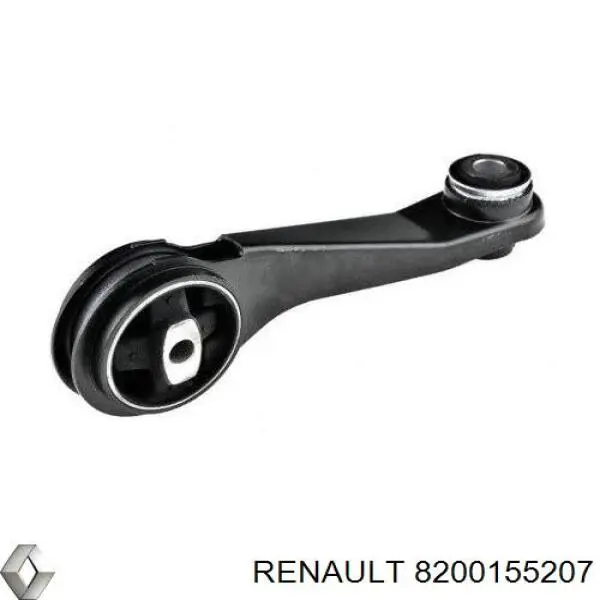 Coxim (suporte) traseiro de motor 8200155207 Renault (RVI)
