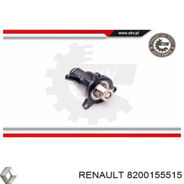 Крышка термостата Renault (RVI) 8200155515 цена, от 4.29 USD