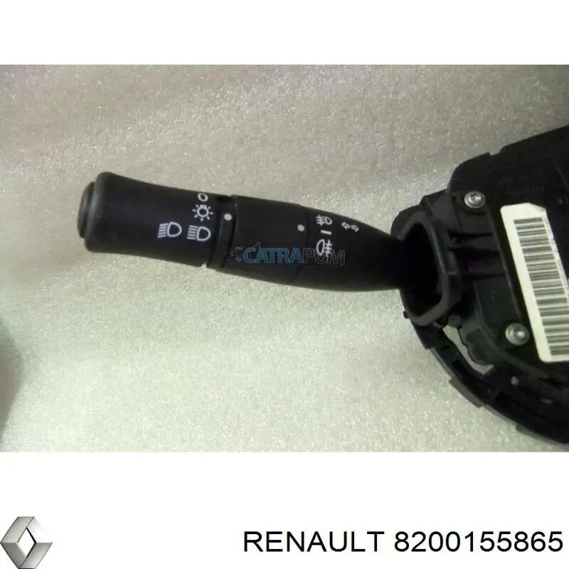 Comutador instalado na coluna da direção, montado para Renault Megane II KM0, KM1