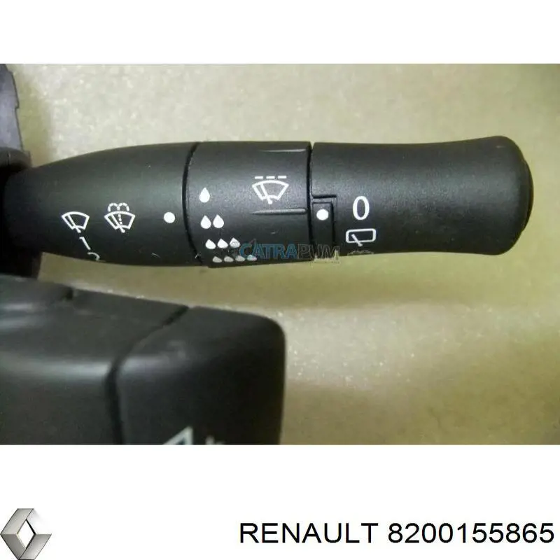 Comutador instalado na coluna da direção, montado Renault Megane II KM0, KM1