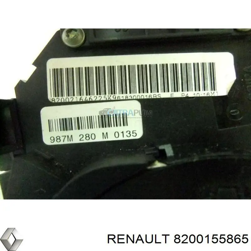 Comutador instalado na coluna da direção, montado para Renault Megane II KM0, KM1