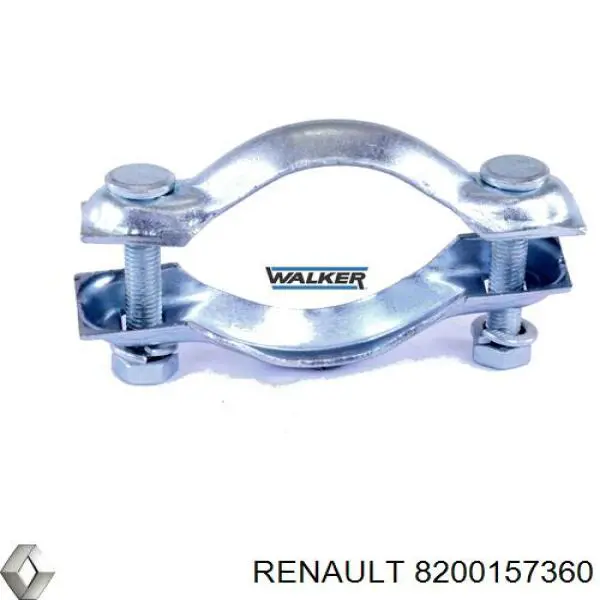 Хомут крепления глушителя передний Renault (RVI) 8200157360 цена, от 2.58 USD